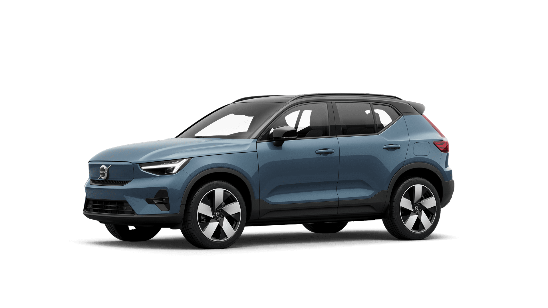 MY23_Volvo_XC40_BEV_Recharge_Core_Fjord_Blue